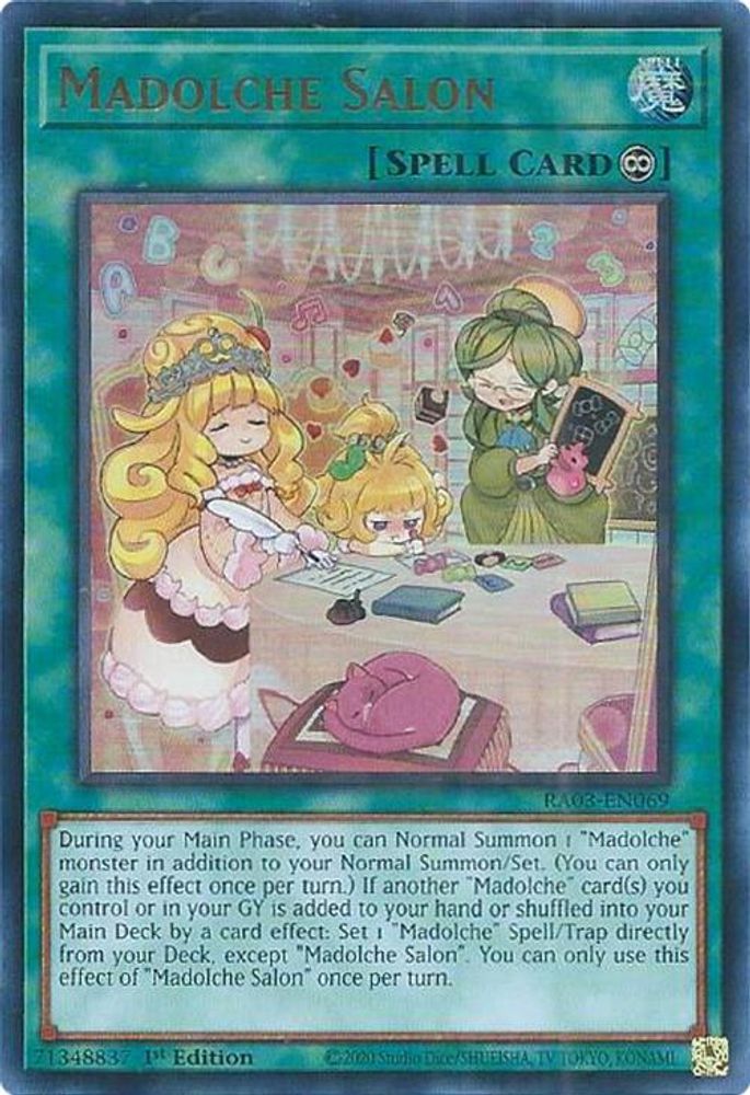 [ULTRA RARE] Madolche Salon (UR) - (RA03-EN069) - 1st Edition