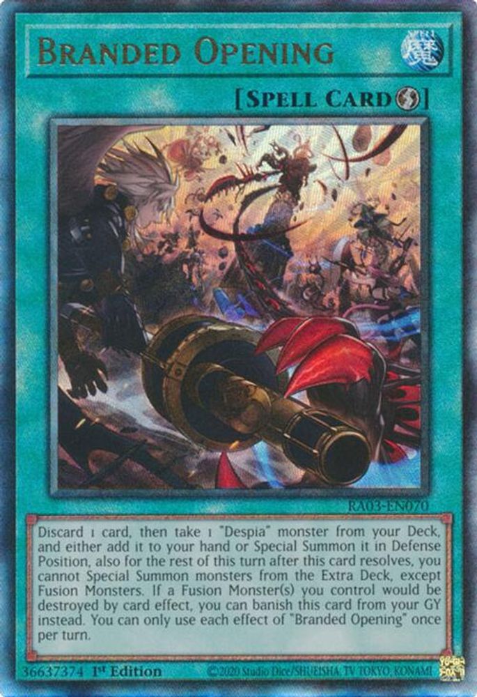 [ULTIMATE RARE] Branded Opening (PUR) - (RA03-EN070) - 1st Edition