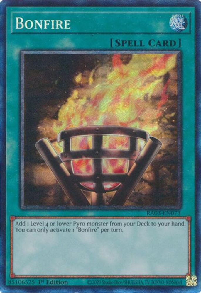 [COLLECTOR RARE] Bonfire (PCR) - (RA03-EN073) - 1st Edition