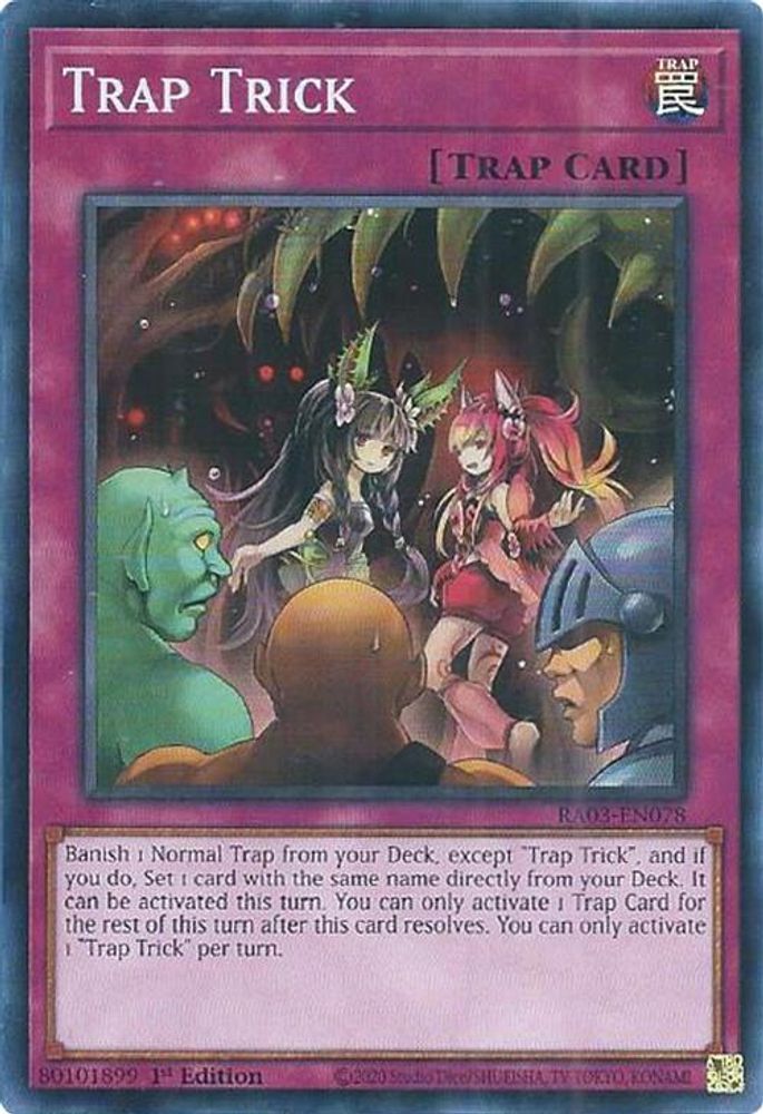 [SUPER RARE] Trap Trick - (RA03-EN078) - 1st Edition