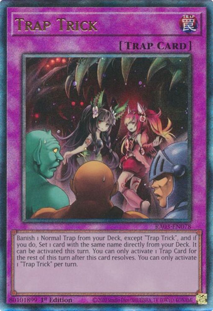 [ULTIMATE RARE] Trap Trick (PUR) - (RA03-EN078) - 1st Edition