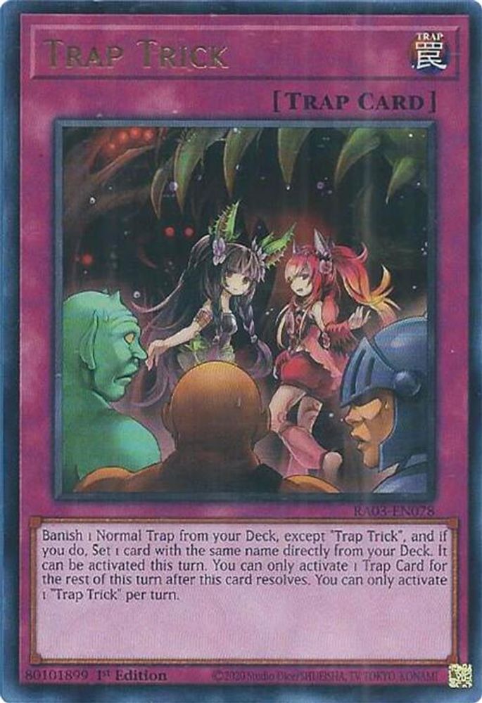 [ULTRA RARE] Trap Trick (UR) - (RA03-EN078) - 1st Edition