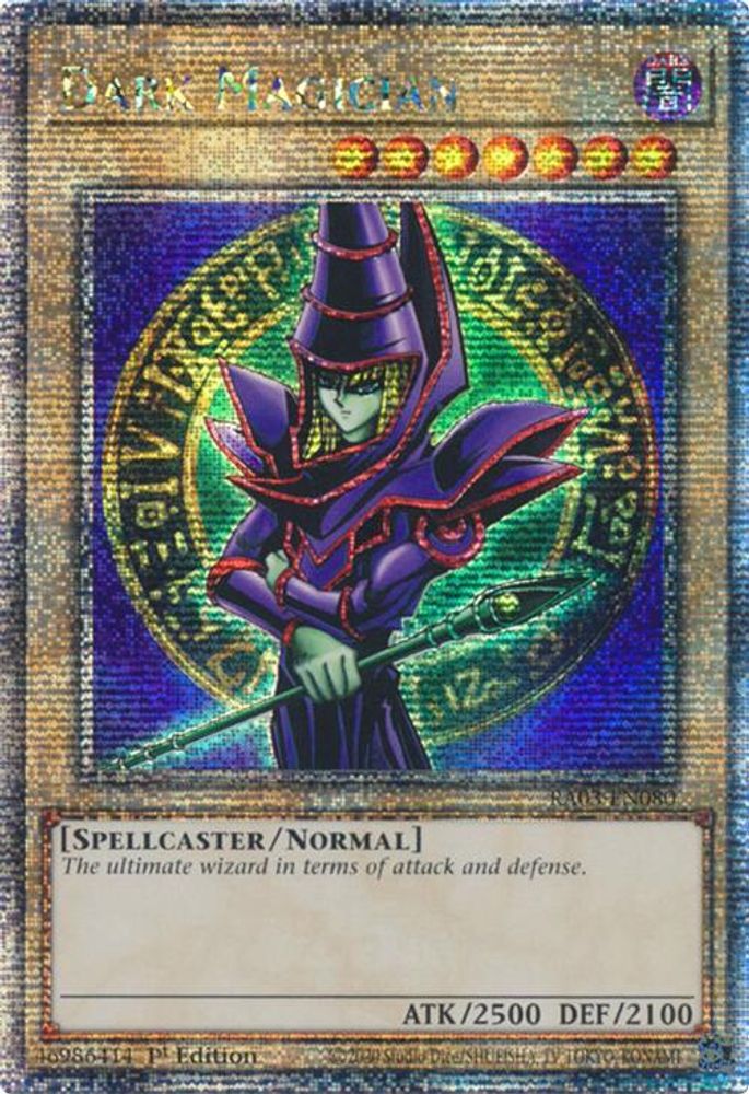 [QUARTER CENTURY RARE] Dark Magician (Quarter Century Secret Rare) - (RA03-EN080) - 1st Edition