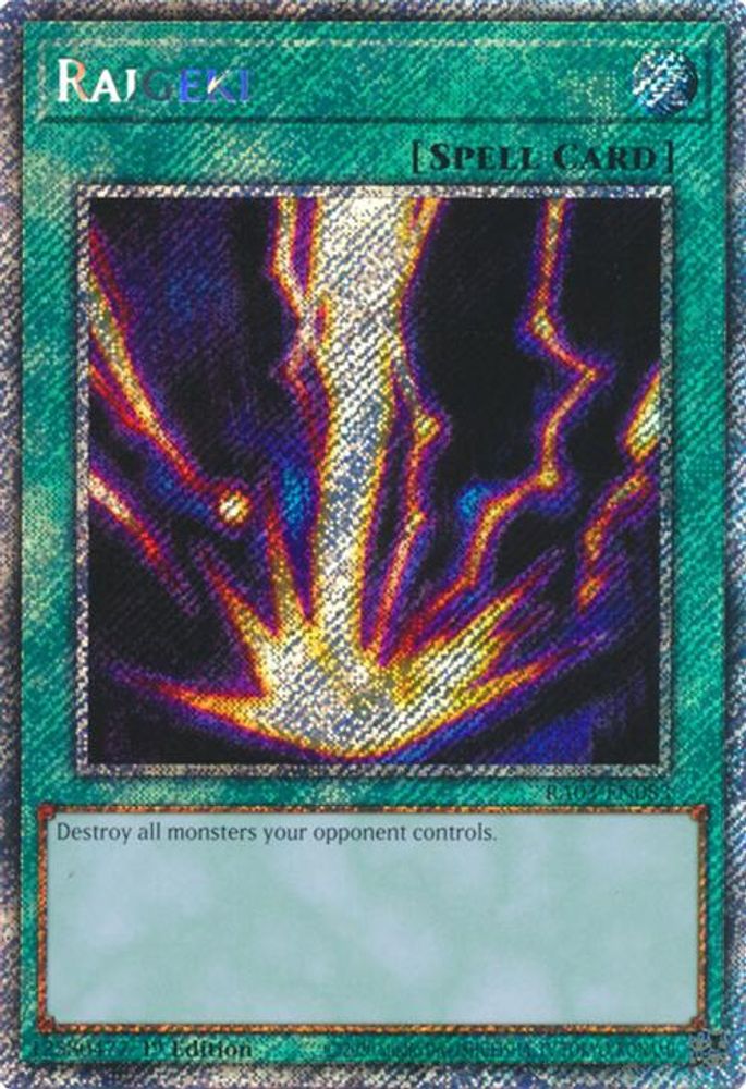 [PLATINUM RARE] Raigeki (Platinum Secret Rare) - (RA03-EN083) - 1st Edition