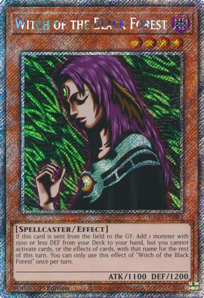 [PLATINUM RARE] Witch of the Black Forest (Platinum Secret Rare) - (RA03-EN091) - 1st Edition