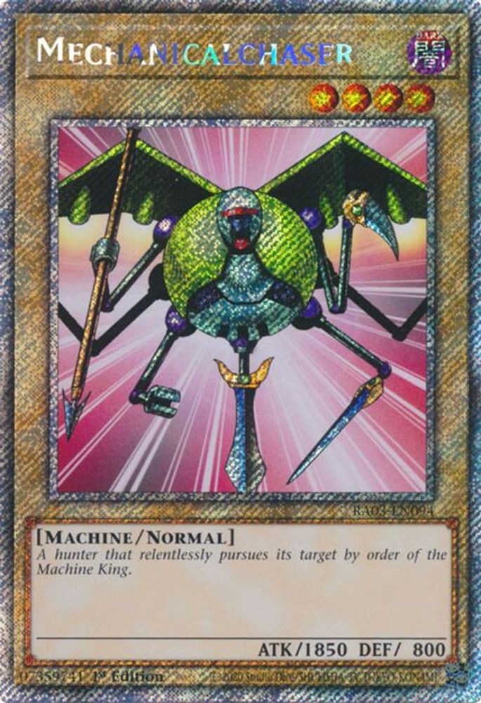 [PLATINUM RARE] Mechanicalchaser (Platinum Secret Rare) - (RA03-EN094) - 1st Edition