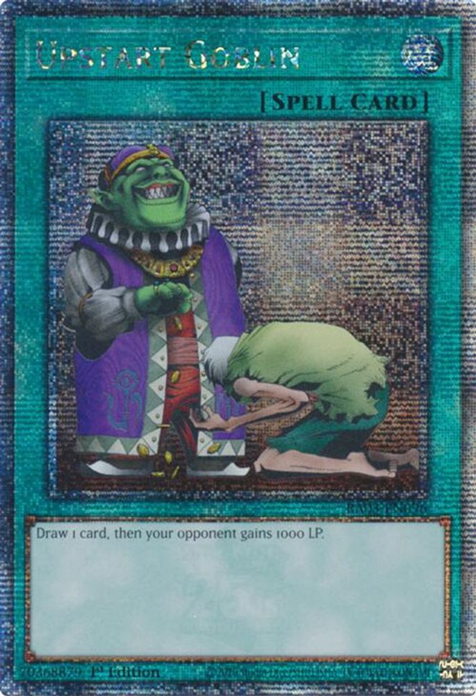 [QUARTER CENTURY RARE] Upstart Goblin (Quarter Century Secret Rare) - (RA03-EN096) - 1st Edition
