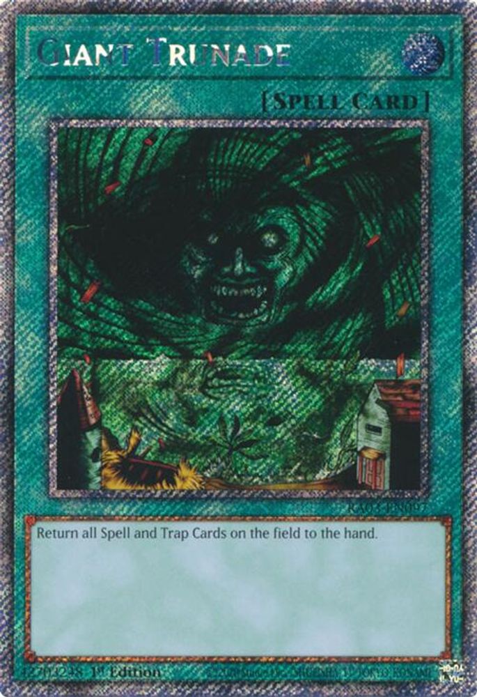 [PLATINUM RARE] Giant Trunade (Platinum Secret Rare) - (RA03-EN097) - 1st Edition