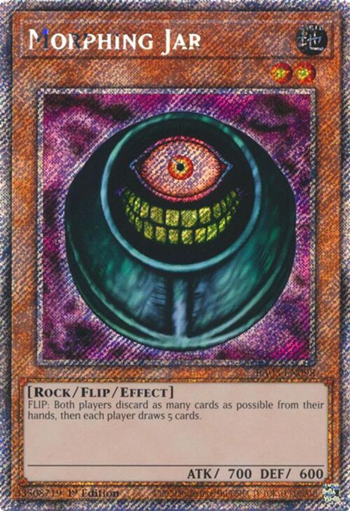 [PLATINUM RARE] Morphing Jar (Platinum Secret Rare) - (RA03-EN098) - 1st Edition