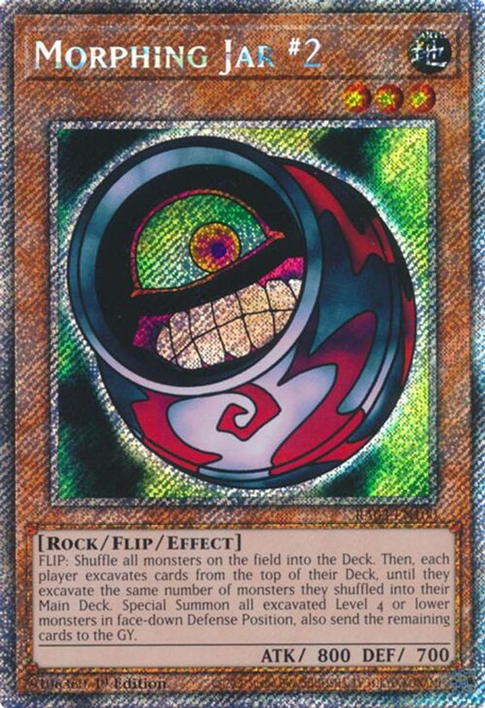 [PLATINUM RARE] Morphing Jar #2 (Platinum Secret Rare) - (RA03-EN100) - 1st Edition