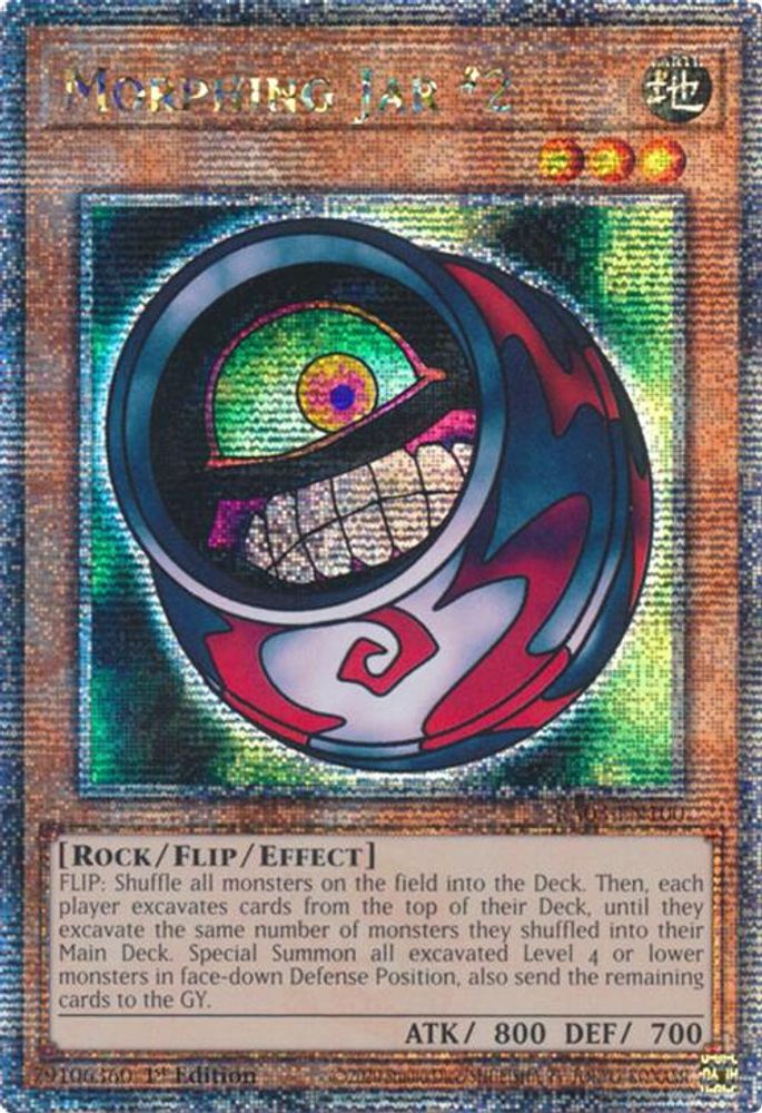 [QUARTER CENTURY RARE] Morphing Jar #2 (Quarter Century Secret Rare) - (RA03-EN100) - 1st Edition