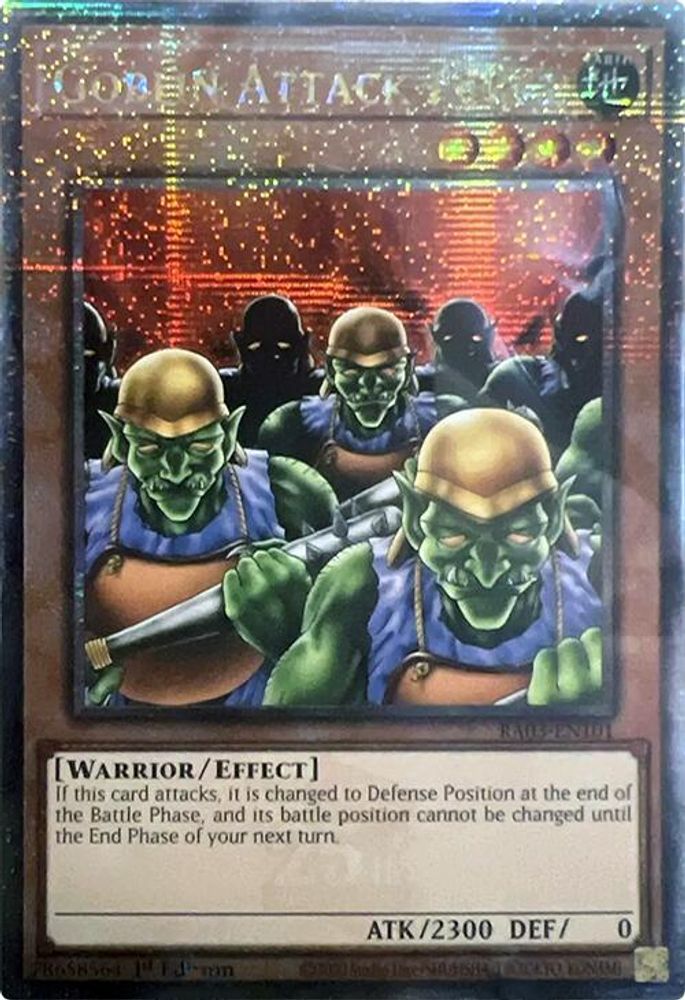 [QUARTER CENTURY RARE] Goblin Attack Force (Quarter Century Secret Rare) - (RA03-EN101) - 1st Edition