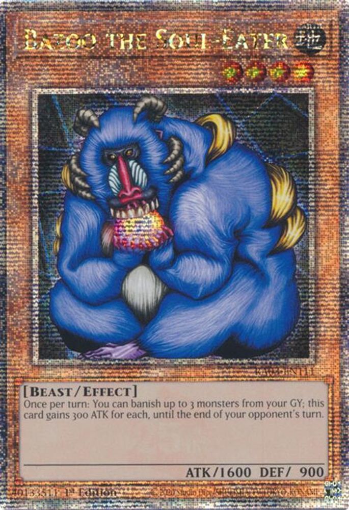 [QUARTER CENTURY RARE] Bazoo the Soul-Eater (Quarter Century Secret Rare) - (RA03-EN111) - 1st Edition