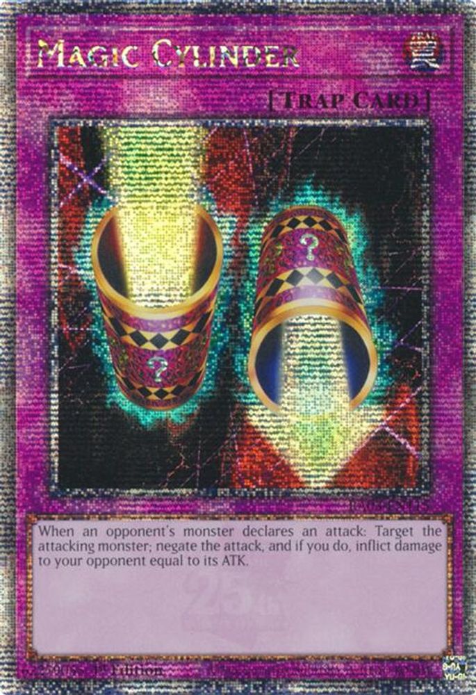 [QUARTER CENTURY RARE] Magic Cylinder (Quarter Century Secret Rare) - (RA03-EN115) - 1st Edition