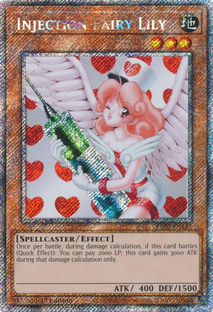 [PLATINUM RARE] Injection Fairy Lily (Platinum Secret Rare) - (RA03-EN117) - 1st Edition