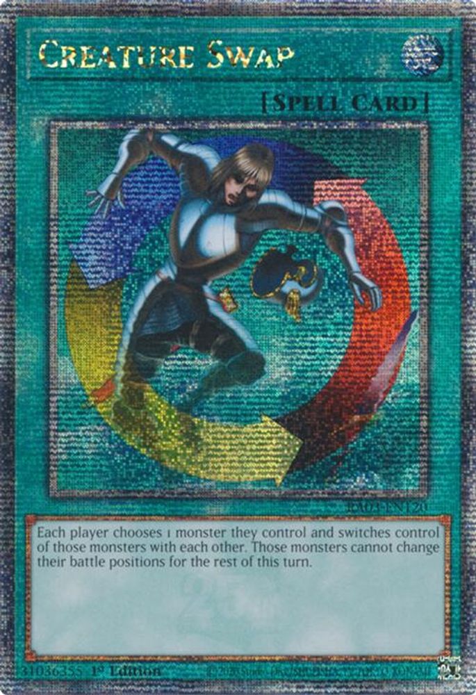 [QUARTER CENTURY RARE] Creature Swap (Quarter Century Secret Rare) - (RA03-EN120) - 1st Edition