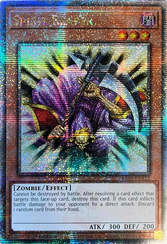 [QUARTER CENTURY RARE] Spirit Reaper (Quarter Century Secret Rare) - (RA03-EN122) - 1st Edition