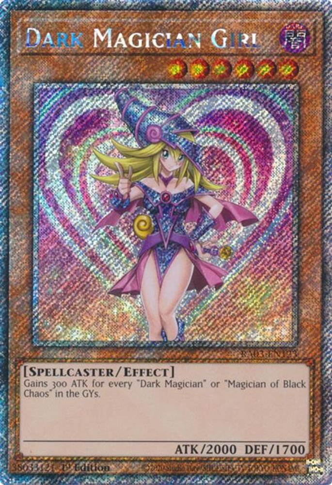 [PLATINUM RARE] Dark Magician Girl (Platinum Secret Rare) (A) - (RA03-EN123) - 1st Edition