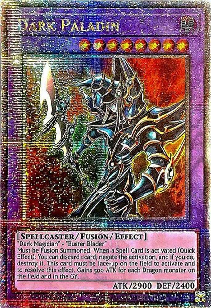 [QUARTER CENTURY RARE] Dark Paladin (Quarter Century Secret Rare) - (RA03-EN126) - 1st Edition