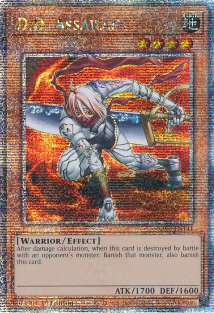 [QUARTER CENTURY RARE] D.D. Assailant (Quarter Century Secret Rare) - (RA03-EN141) - 1st Edition