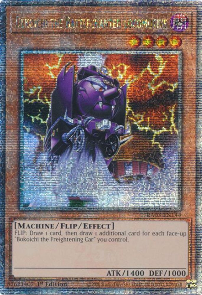 [QUARTER CENTURY RARE] Dekoichi the Battlechanted Locomotive (Quarter Century Secret Rare) - (RA03-EN144) - 1st Edition