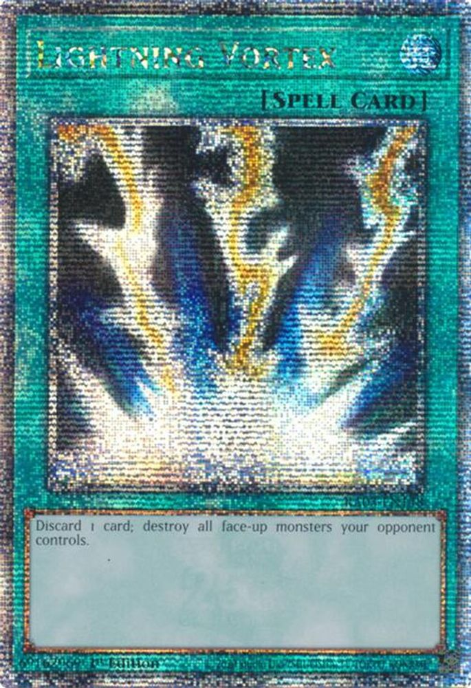 [QUARTER CENTURY RARE] Lightning Vortex (Quarter Century Secret Rare) - (RA03-EN148) - 1st Edition