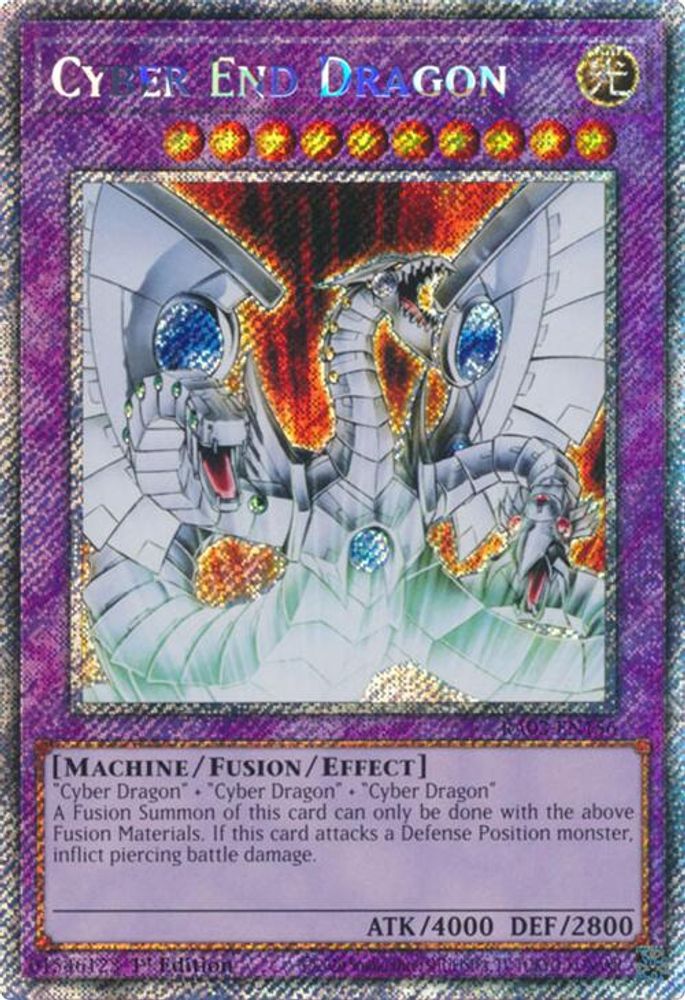 [PLATINUM RARE] Cyber End Dragon (Platinum Secret Rare) - (RA03-EN156) - 1st Edition