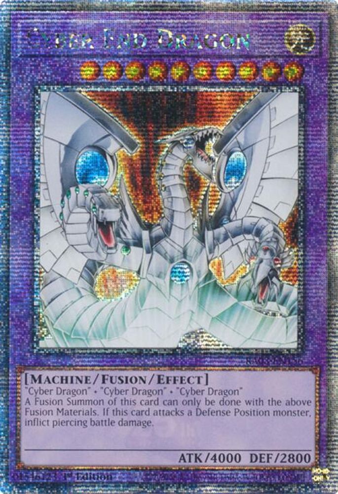 [QUARTER CENTURY RARE] Cyber End Dragon (Quarter Century Secret Rare) - (RA03-EN156) - 1st Edition