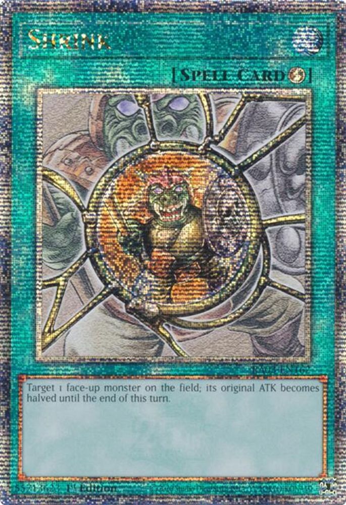 [QUARTER CENTURY RARE] Shrink (Quarter Century Secret Rare) - (RA03-EN162) - 1st Edition