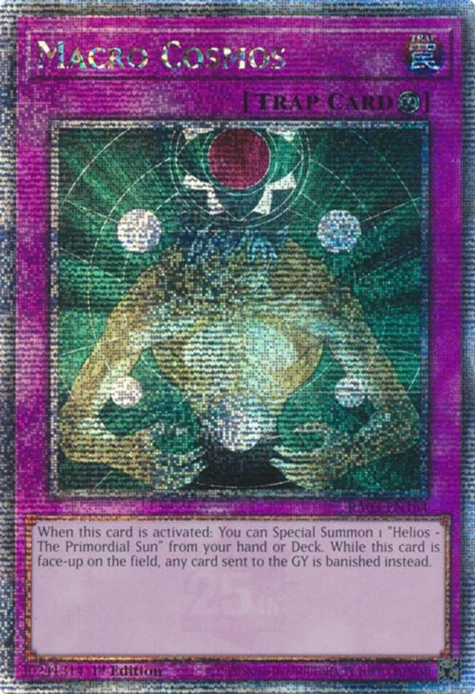 [QUARTER CENTURY RARE] Macro Cosmos (Quarter Century Secret Rare) - (RA03-EN164) - 1st Edition
