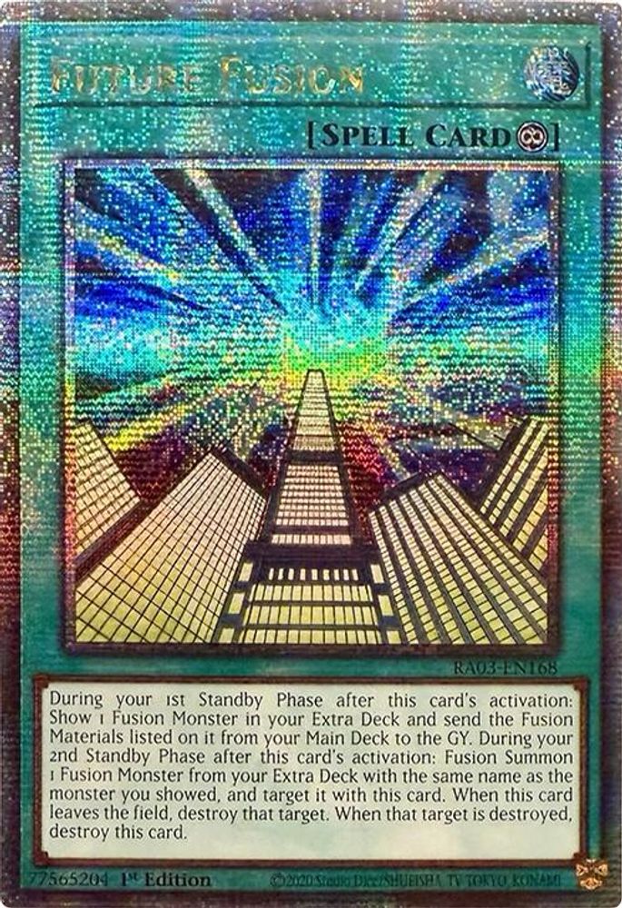 [QUARTER CENTURY RARE] Future Fusion (Quarter Century Secret Rare) - (RA03-EN168) - 1st Edition