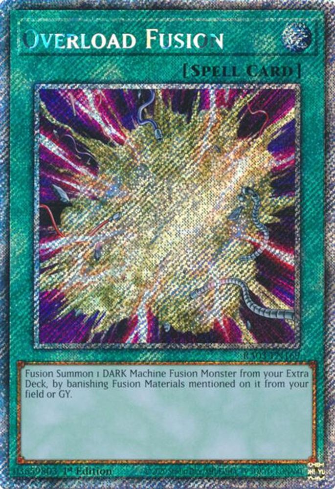 [PLATINUM RARE] Overload Fusion (Platinum Secret Rare) - (RA03-EN169) - 1st Edition