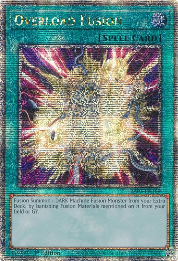 [QUARTER CENTURY RARE] Overload Fusion (Quarter Century Secret Rare) - (RA03-EN169) - 1st Edition