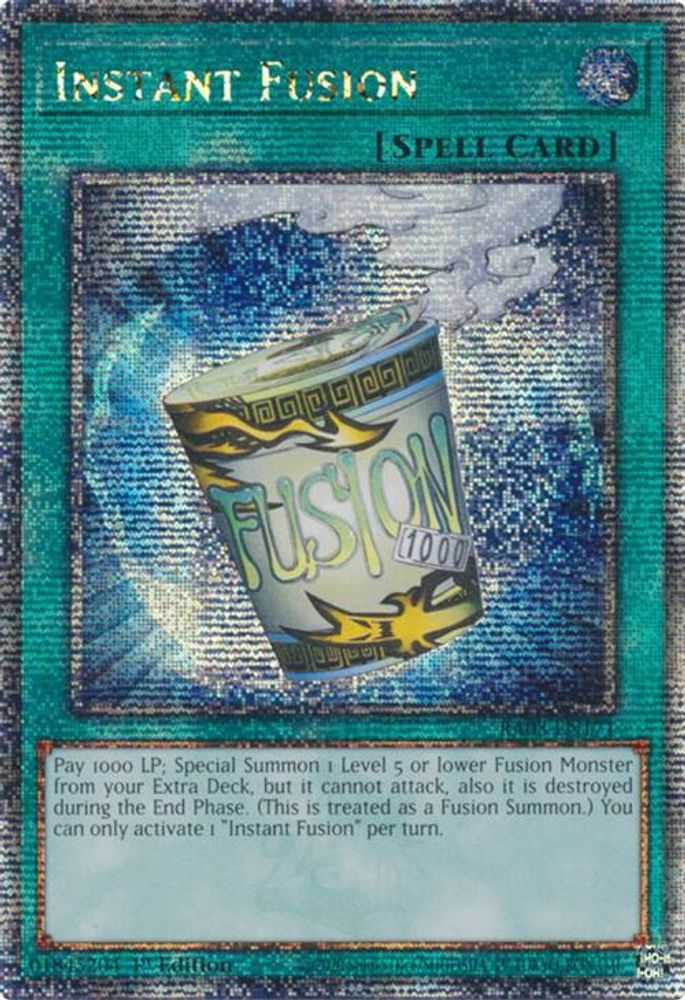 [QUARTER CENTURY RARE] Instant Fusion (Quarter Century Secret Rare) - (RA03-EN171) - 1st Edition