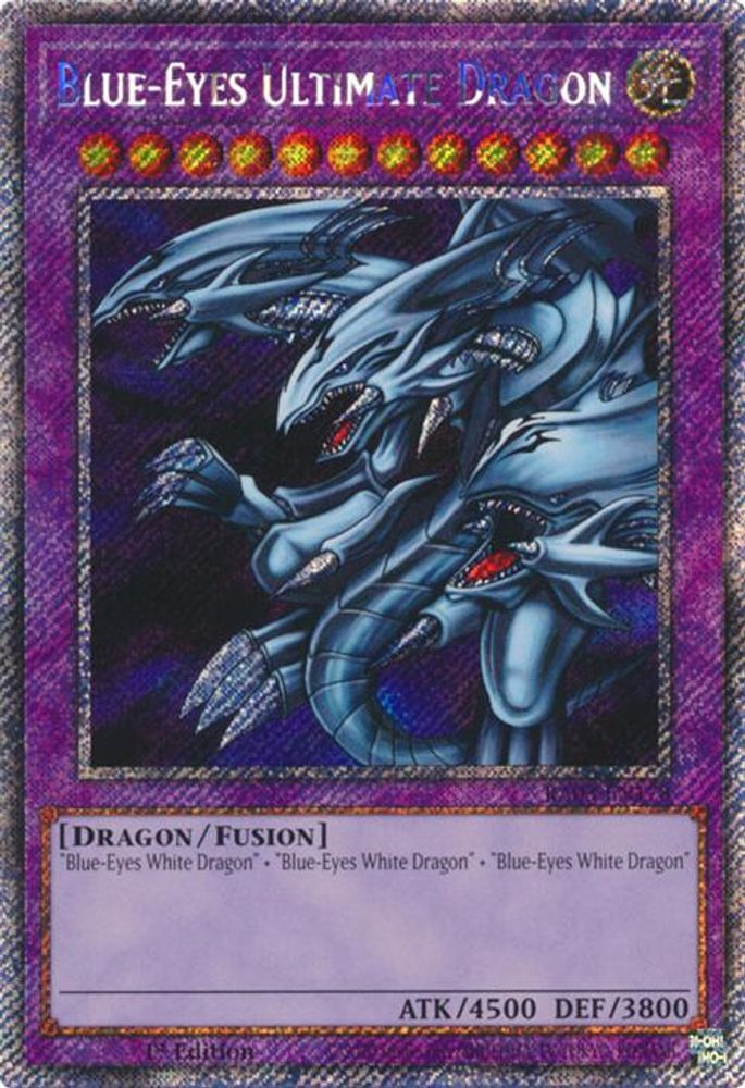 [PLATINUM RARE] Blue-Eyes Ultimate Dragon (Platinum Secret Rare) - (RA03-EN178) - 1st Edition