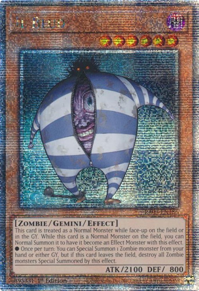 [QUARTER CENTURY RARE] Il Blud (Quarter Century Secret Rare) - (RA03-EN186) - 1st Edition
