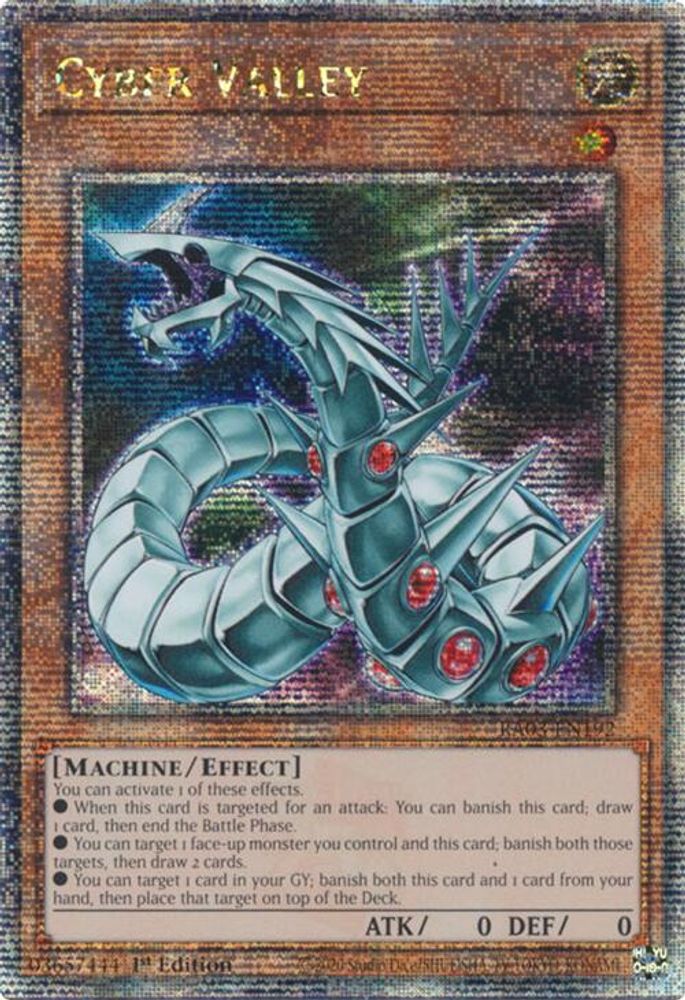 [QUARTER CENTURY RARE] Cyber Valley (Quarter Century Secret Rare) - (RA03-EN192) - 1st Edition