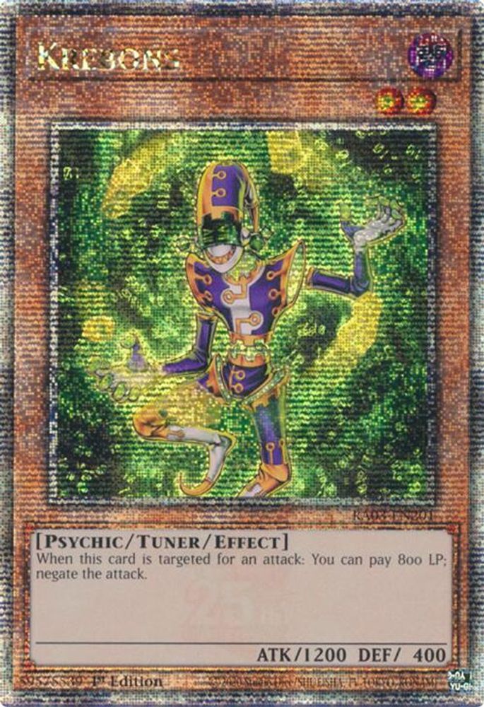 [QUARTER CENTURY RARE] Krebons (Quarter Century Secret Rare) - (RA03-EN201) - 1st Edition