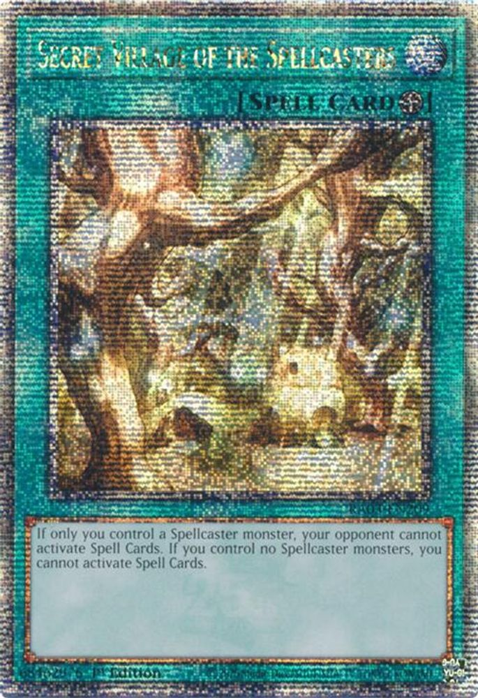 [QUARTER CENTURY RARE] Secret Village of the Spellcasters (Quarter Century Secret Rare) - (RA03-EN209) - 1st Edition