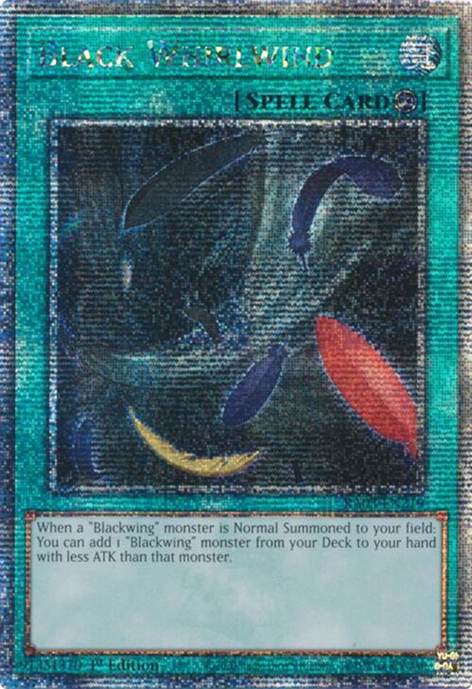 [QUARTER CENTURY RARE] Black Whirlwind (Quarter Century Secret Rare) - (RA03-EN219) - 1st Edition