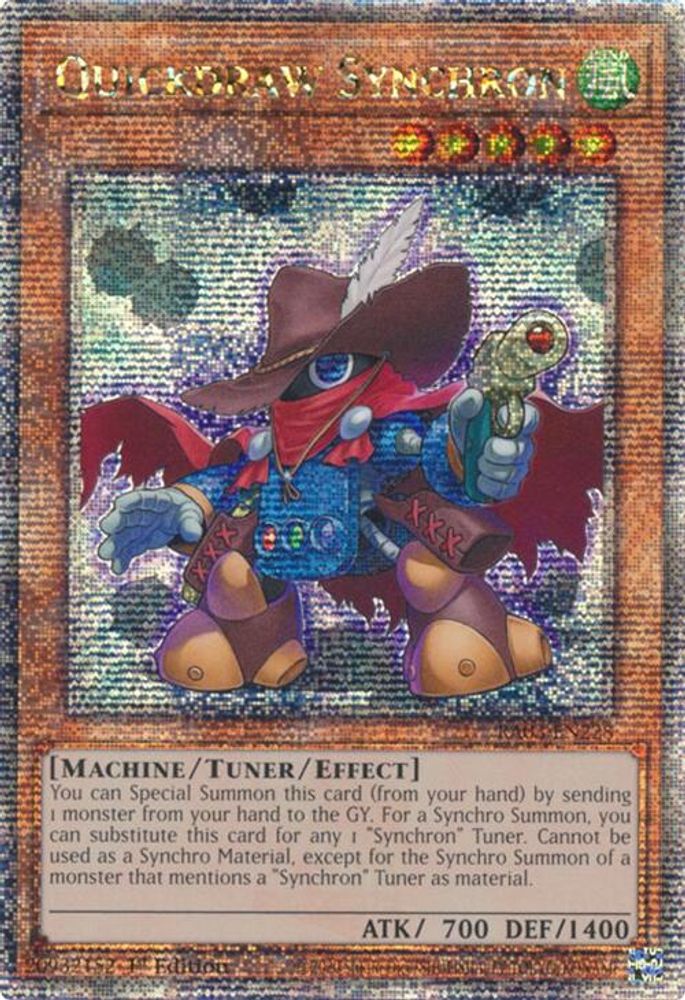 [QUARTER CENTURY RARE] Quickdraw Synchron (Quarter Century Secret Rare) - (RA03-EN228) - 1st Edition