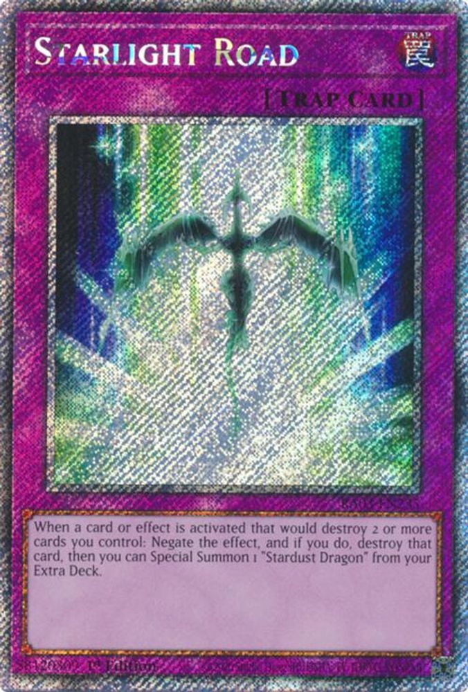 [PLATINUM RARE] Starlight Road (Platinum Secret Rare) - (RA03-EN235) - 1st Edition