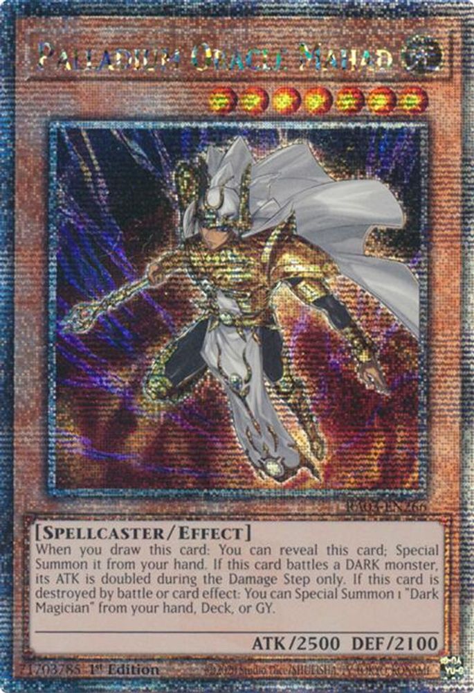 [QUARTER CENTURY RARE] Palladium Oracle Mahad (Quarter Century Secret Rare) - (RA03-EN266) - 1st Edition