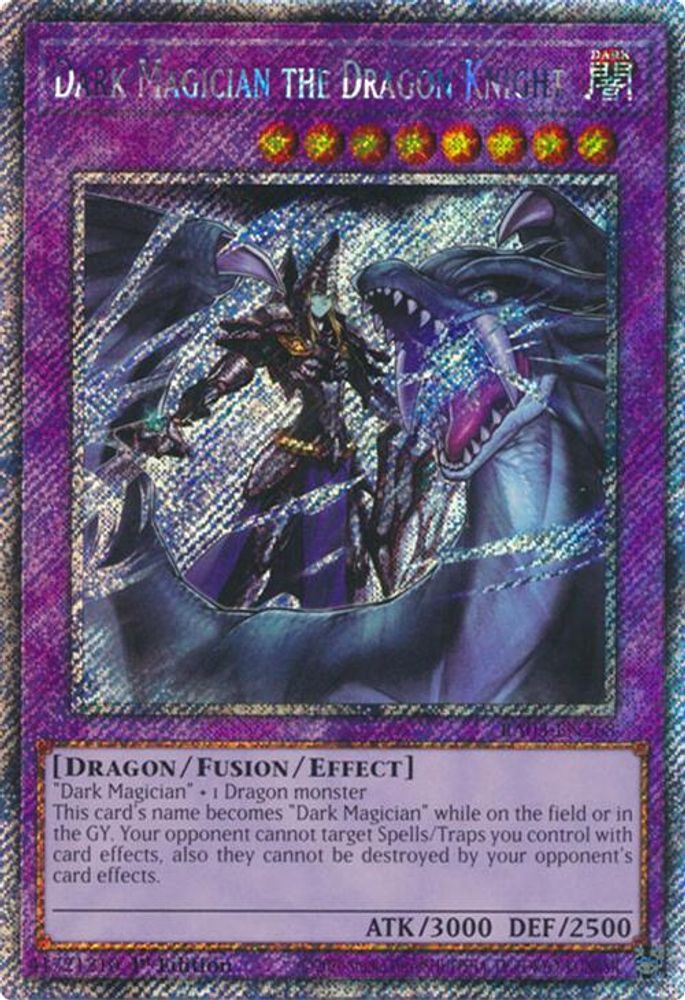 [PLATINUM RARE] Dark Magician the Dragon Knight (Platinum Secret Rare) - (RA03-EN268) - 1st Edition