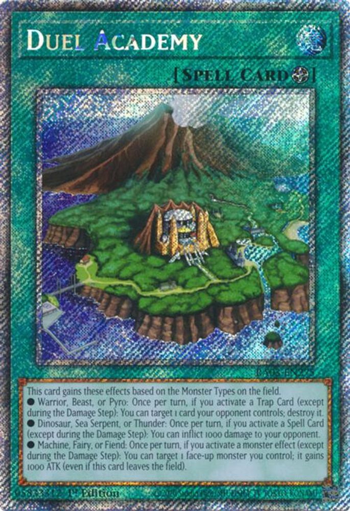 [PLATINUM RARE] Duel Academy (Platinum Secret Rare) - (RA03-EN275) - 1st Edition