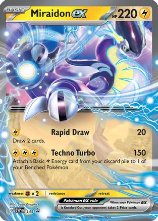 Miraidon ex - SVP 143 - Pokemon SV Scarlet & Violet Promo