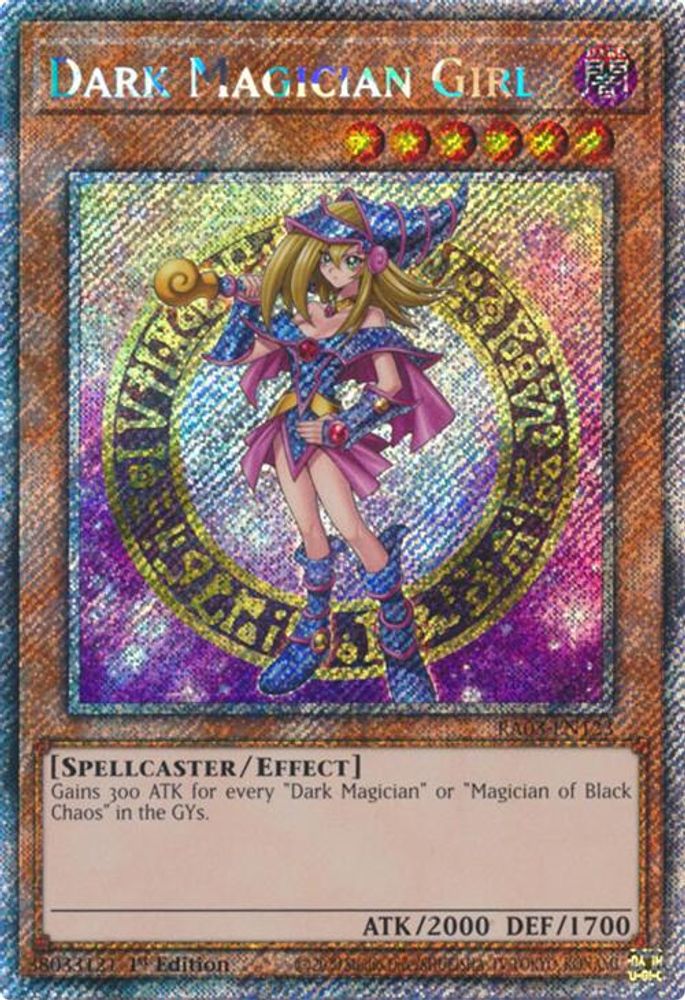 [PLATINUM RARE] Dark Magician Girl (Platinum Secret Rare) (B) - (RA03-EN123) - 1st Edition