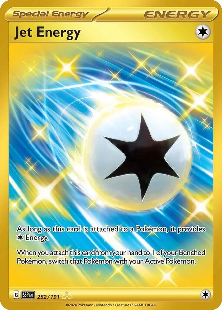 Jet Energy - [  252/191 ] - Hyper Rare - Pokemon SV08 Surging Sparks