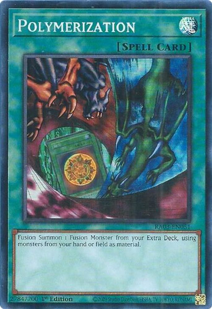 [ALTERANTE ART] [SUPER RARE] Polymerization (A) - (RA03-EN051) - 1st Edition