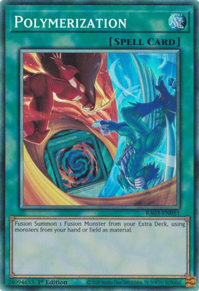 [COLLECTOR RARE] Polymerization (B) (HERO Art) (PCR) - (RA03-EN051) - 1st Edition